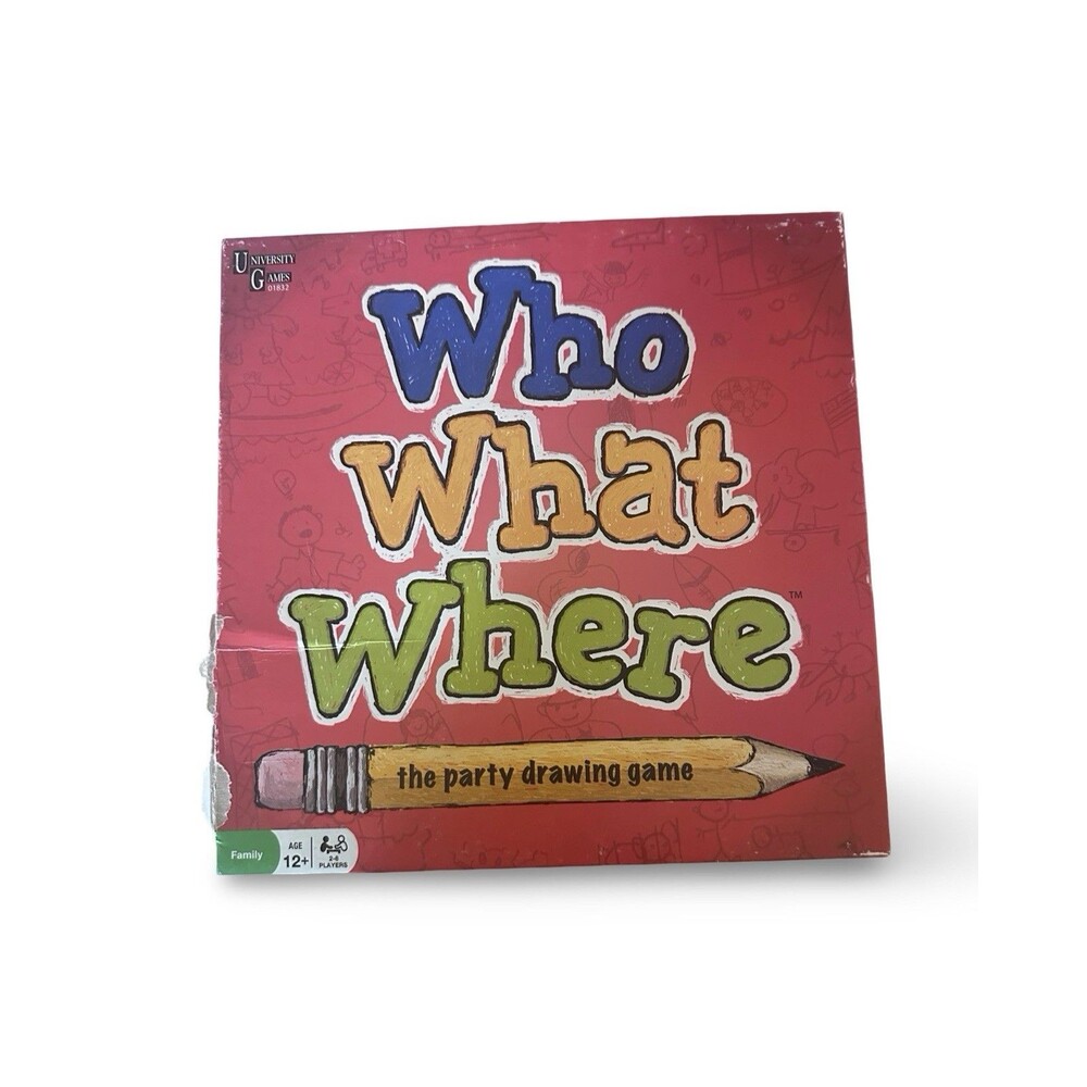 WHO WHAT WHERE  UNIVERSITY GAMES FACTORY DISCONTINUED